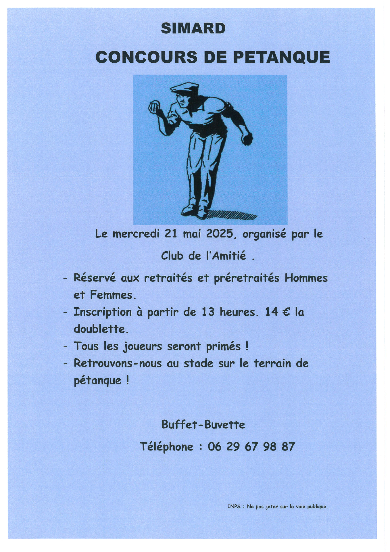 Concours de Pétanque